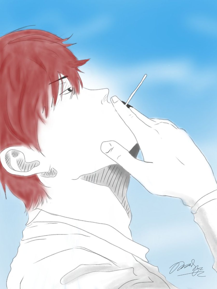 A fanart from Webtoom Windbreaker - Jay Jo.I know im sucks at coloring.(Also drawing)