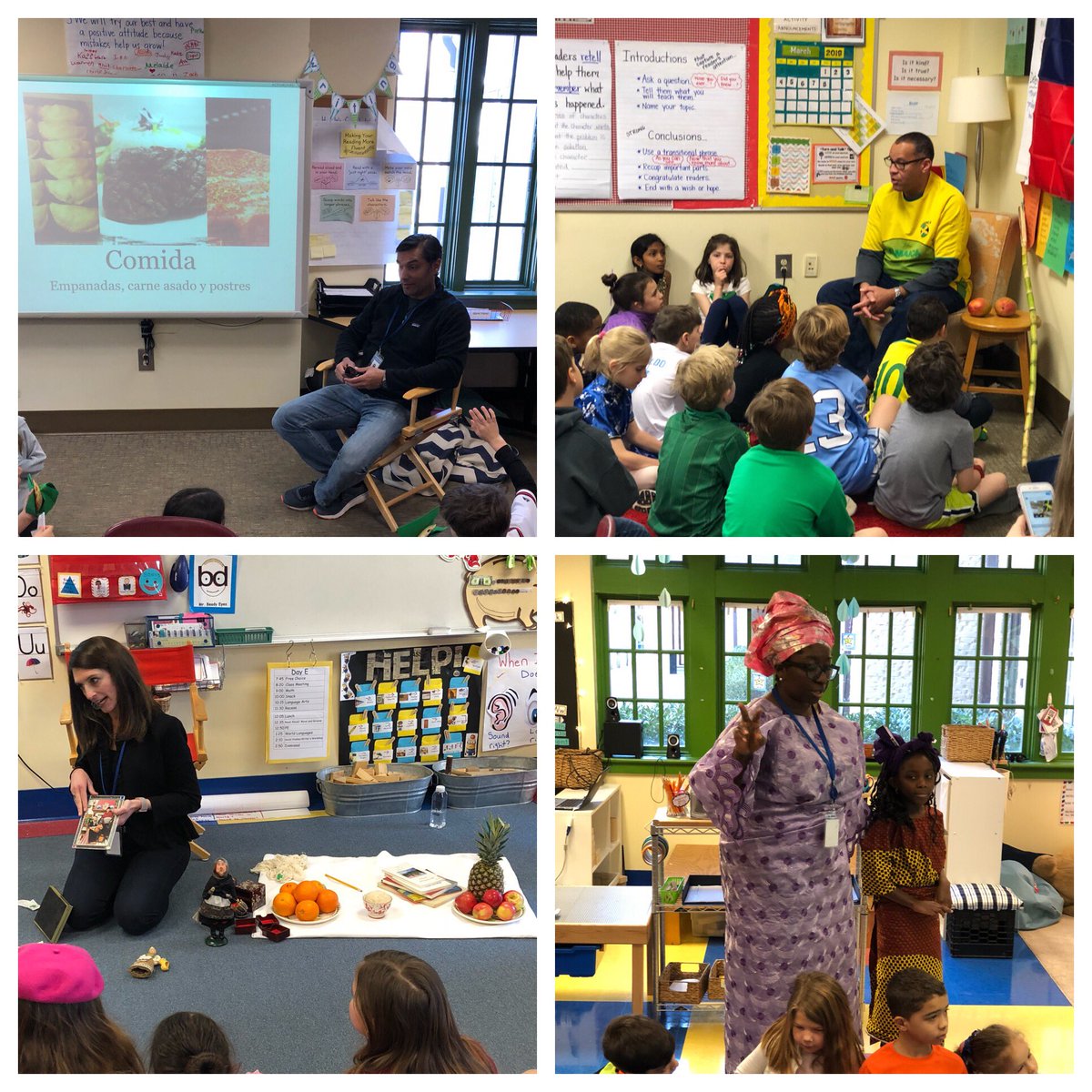 JavonneS's tweet photo. From The Netherlands to Jamaica, from Argentina to Nigeria, parents share their culture with students. #TrinityLearns #TrinityCOC #trinityDEI https://t.co/Hwj8o4HTMD