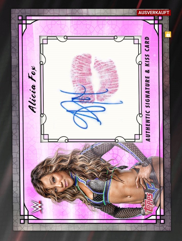 Nobody006's tweet photo. @ToppsDigital @ToppsSLAM @Topps Fan Name: ULTIMATE_JOCHEN

Ein seltener Kuss für mich.

A rare kiss for me. https://t.co/IXjSXbiURT