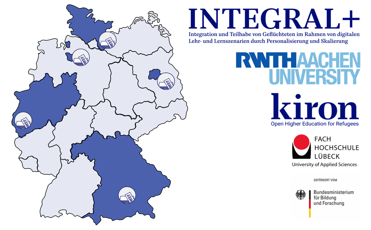 KironEducation's tweet photo. Today, #refugee students from @KironEducation are writing their exams for the @RWTHx #MOOC in Business Administration in 5 cities all over Germany as part of our @BMBF_Bund project #INTEGRALplus. Proud of these inspiring, bright minds never giving up on education! #OpenEducation https://t.co/0nPptmtsVr
