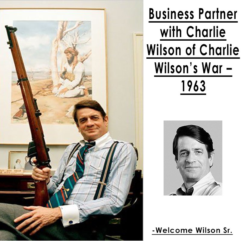 WelcomeGroupUSA's tweet photo. We’re counting the days to Welcome Wilson, Sr.’s 90th Birthday with 20 facts about his life until the Big 9-0! Day 12: Business Partner with Charlie Wilson of Charlie Wilson's War – 1963 #welcomesr20in20 #welcometo90 https://t.co/MmAgFyi7TU
