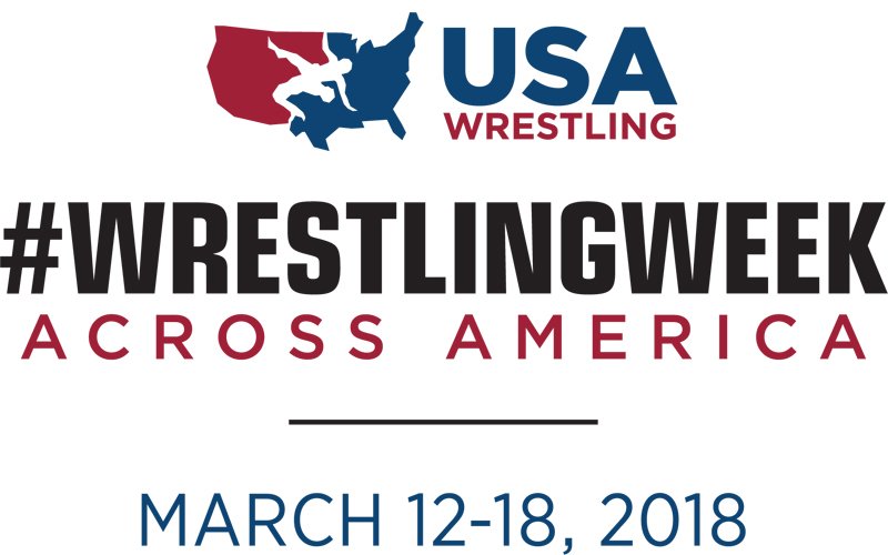 USAWrestling's tweet photo. USA Wrestling will host its second annual #WrestlingWeek Across America, March 12-18. 

#WrestlingWeek features a different social media call-to-action each day to promote the sport of wrestling 

📝: https://t.co/Ol4RKdYUDz https://t.co/siSLsc7QGh