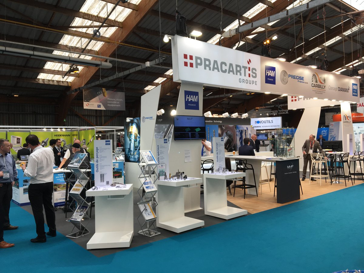 MontBlancIndus's tweet photo. #innovation HAM FRANCE groupe PRACARTIS #simodec18: traitement MMP (Micro Machining Process) sur l'ensemble de la gamme d'outils permettant une superfinition des états de surface. Durée de vie de l'outil et conditions de coupes optimisées. Gains de productivité. https://t.co/SY0eq5I63J