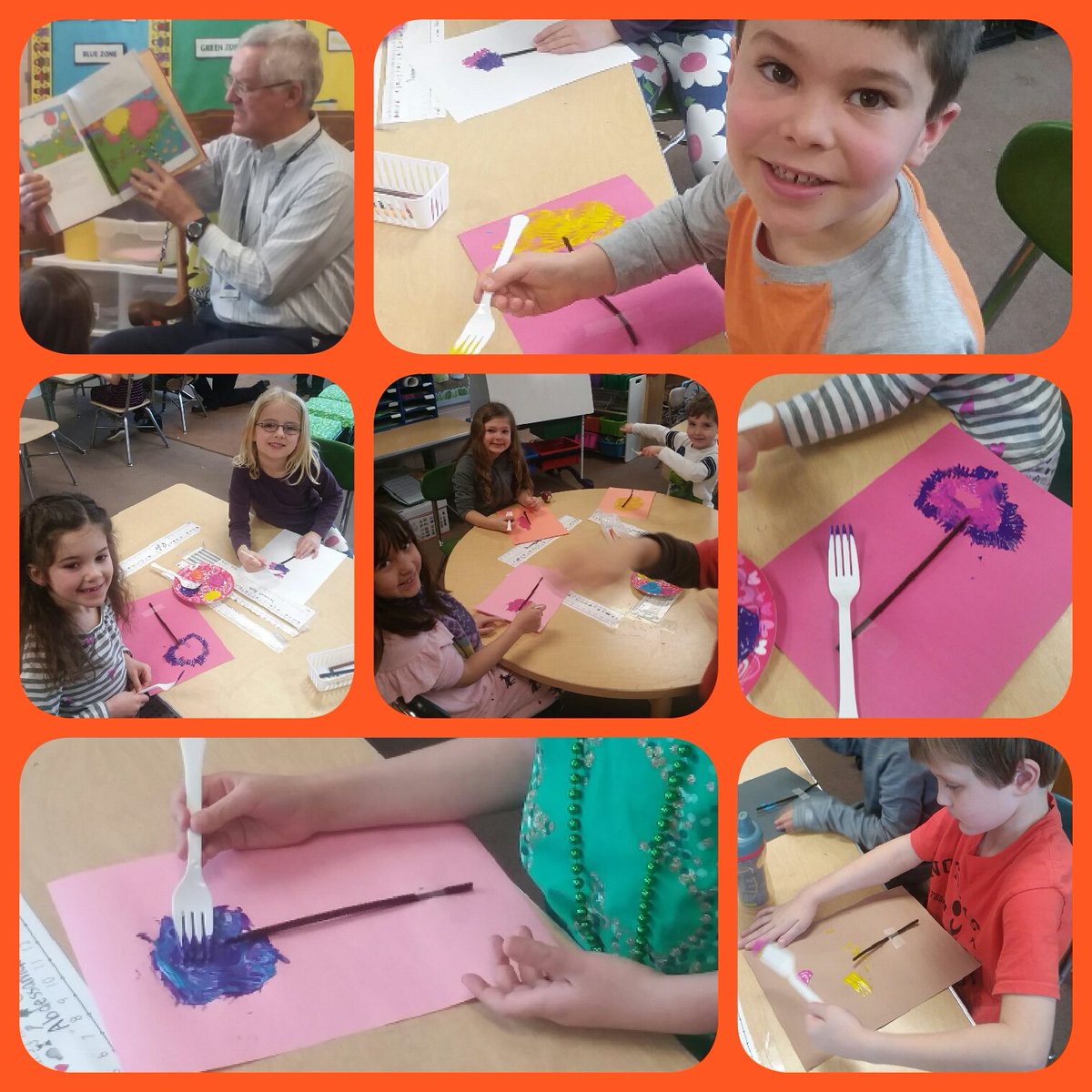 _Ms_Aimee_'s tweet photo. We speak for the trees in Ms. Raftis's room with The Lorax! Truffula trees as far as the eye can see! #drseussday @NortheastES @TraciWashburn1 https://t.co/lOqxnbByOq