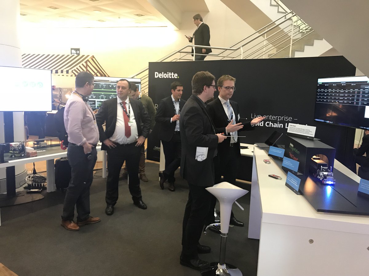 DeloitteCH's tweet photo. What could your #SupplyChain look like in the future? We showed innovation use cases at the #SAPForumBasel this week. Visit our Deloitte Reimagine Platform page for more information: https://t.co/8eTC3oRH4l https://t.co/487KIq31IR