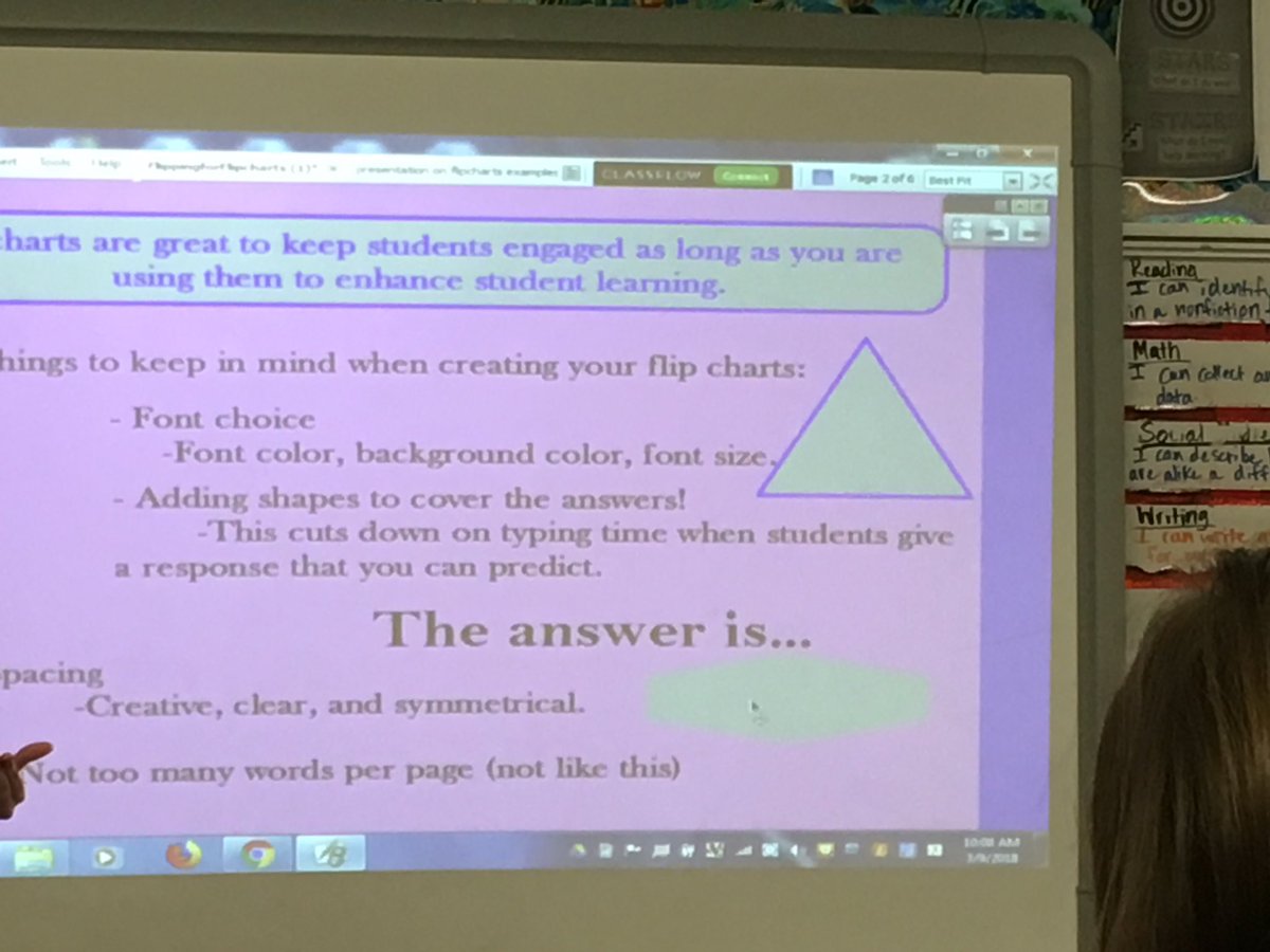 RSDlearning's tweet image. @MarvinPrincipal @SalProudPeacock Lindsey and Stephanie sharing ways to make flip charts more exciting and interactive. #RitenourExcellence
