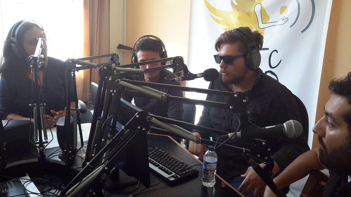 uptcradio's tweet photo. #Hidrophonikindierock contándonos sobre cómo ha sido  el proceso de la producción del disco Soy Universo y su experiencia en eventos. https://t.co/YoTdpLWJ64
