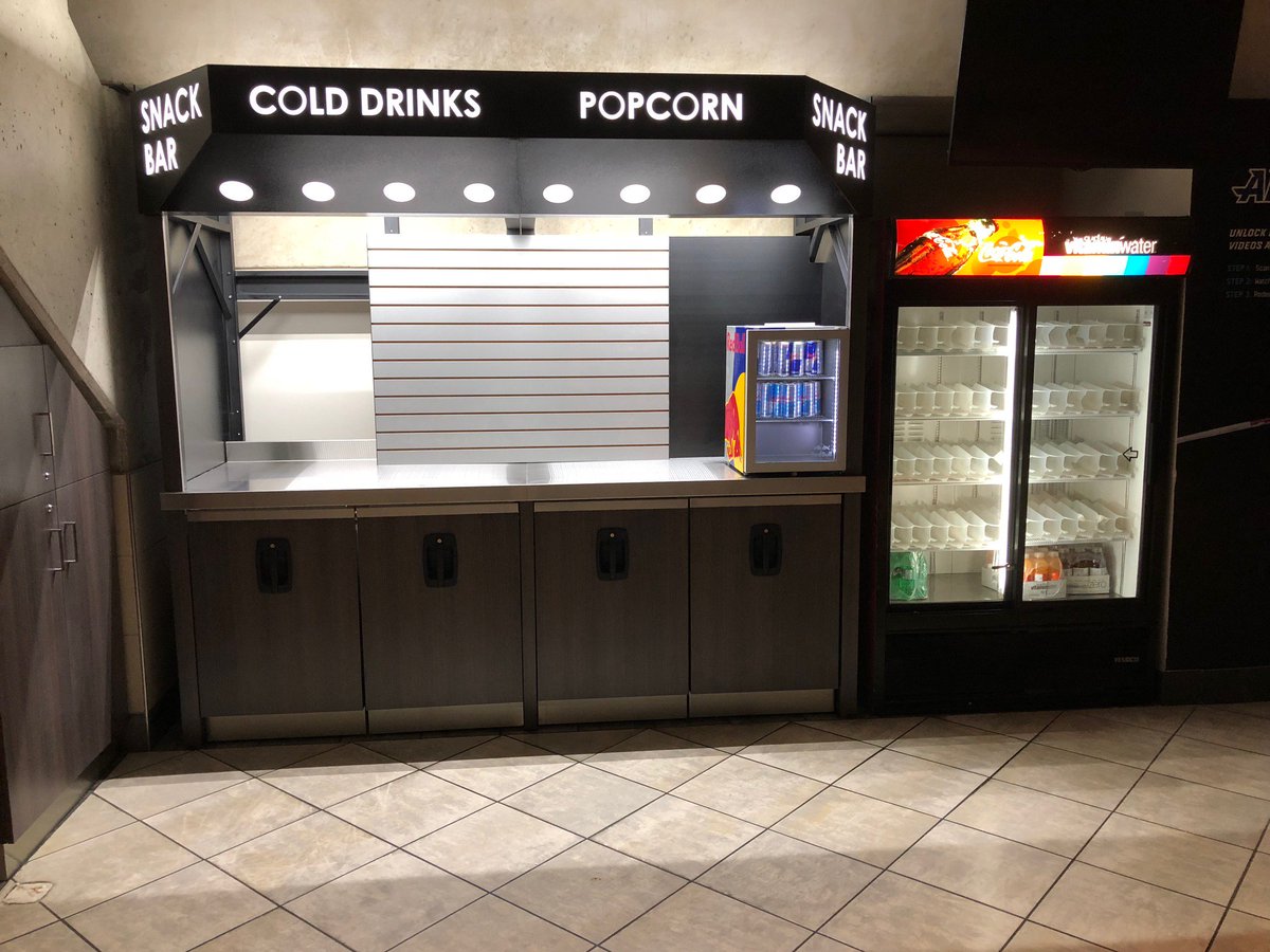 Tagbuild's tweet photo. Did we mention that we do everything? We've been working our buns off updating these much-needed snack kiosks at @MLSEPR 
#tagbuilds #tradeshowbooth #tradeshowexhibit #tradeshowlife #tradeshow #tradeshows #mlse #retail #sportsretail

https://t.co/CfLF2MhrWF https://t.co/WtSCXtsIB6