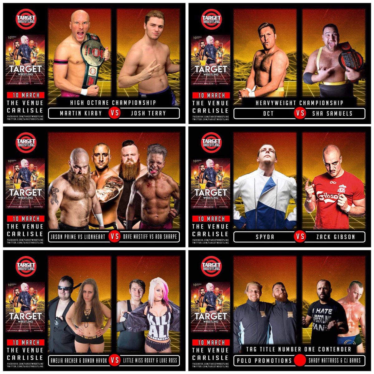 Targetwrestling's tweet photo. This Saturday! Jam packed card you don’t want to miss 🎯 https://t.co/SY5AU7Fv6J