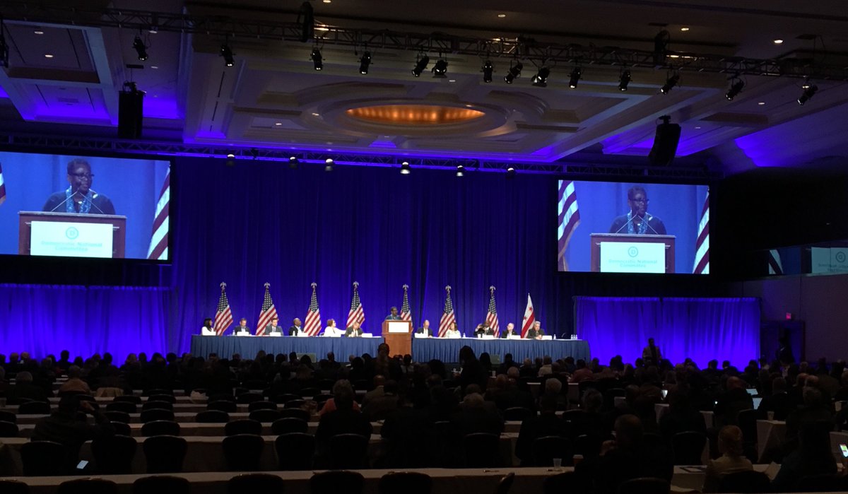 At #DNCWinter18, Framingham's @Mayor_Spicer talks about how women, and especially Black women, have always been at the forefront as leaders for political change in the Democratic Party. Your vote is your voice. #IWillVote