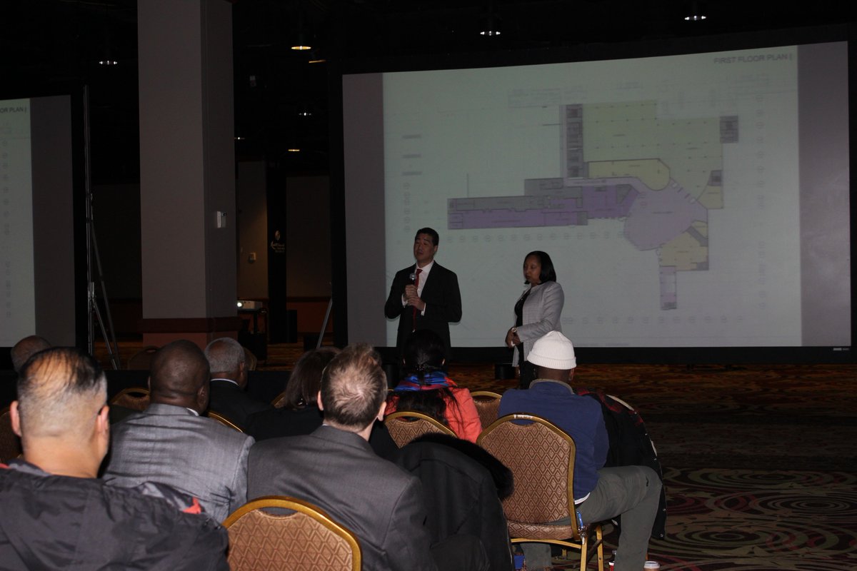 GJDCPrez's tweet photo. It was an honor helping #SmallBusiness access capital & resources. Thanks @ResortsWorldNYC for hosting & presenting on opportunities for MWBE construction trades on your new hotel project. Thanks #CitiCommunityDevelopment for sponsoring and @QEDC @QueensChamber for partnering https://t.co/xQBFAimY96