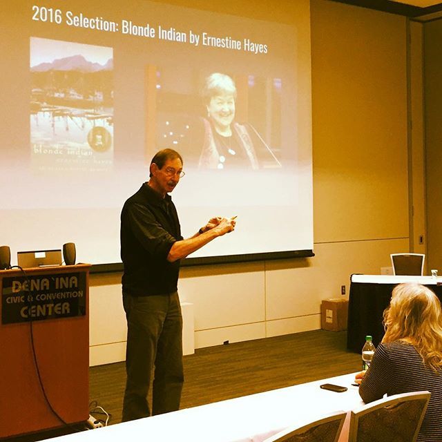 Alaska_Reads's tweet photo. Frank Soos presenting about #alaskareads #akla2018 https://t.co/nYo2zaIwCZ
