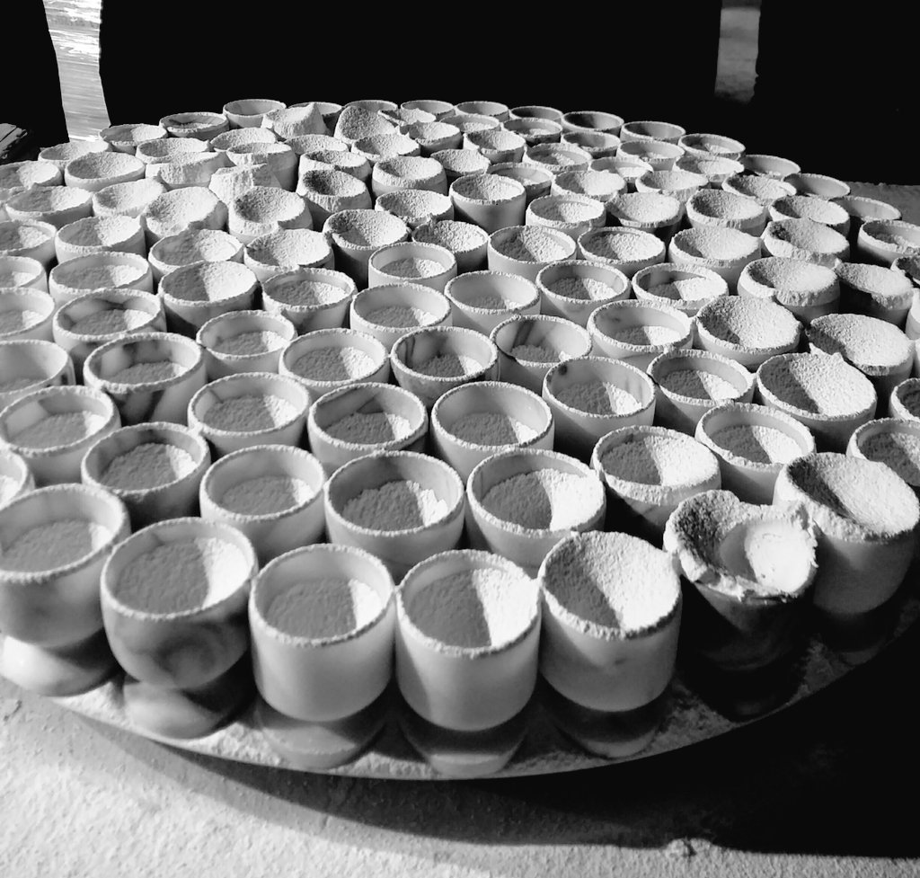 vespersian's tweet photo. Was officially #Agog at Hibernate's installation of #TablewareAndTools in a foundry. #SchmuckTales https://t.co/UPSe34W68n