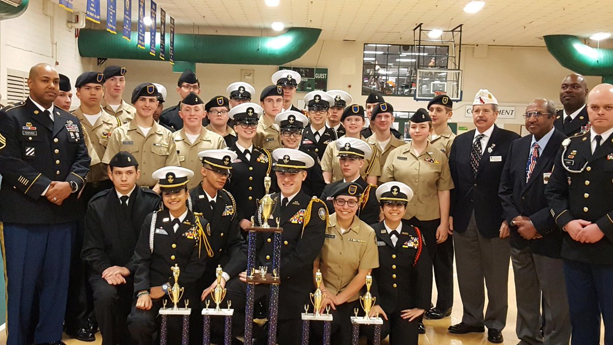 CONGRATS! It was a total sweep for the Patrick Henry HS NJROTC at the American Legion Area Five State Drill Meet. 1st place in 4 events, and 1st place overall! Impressive!