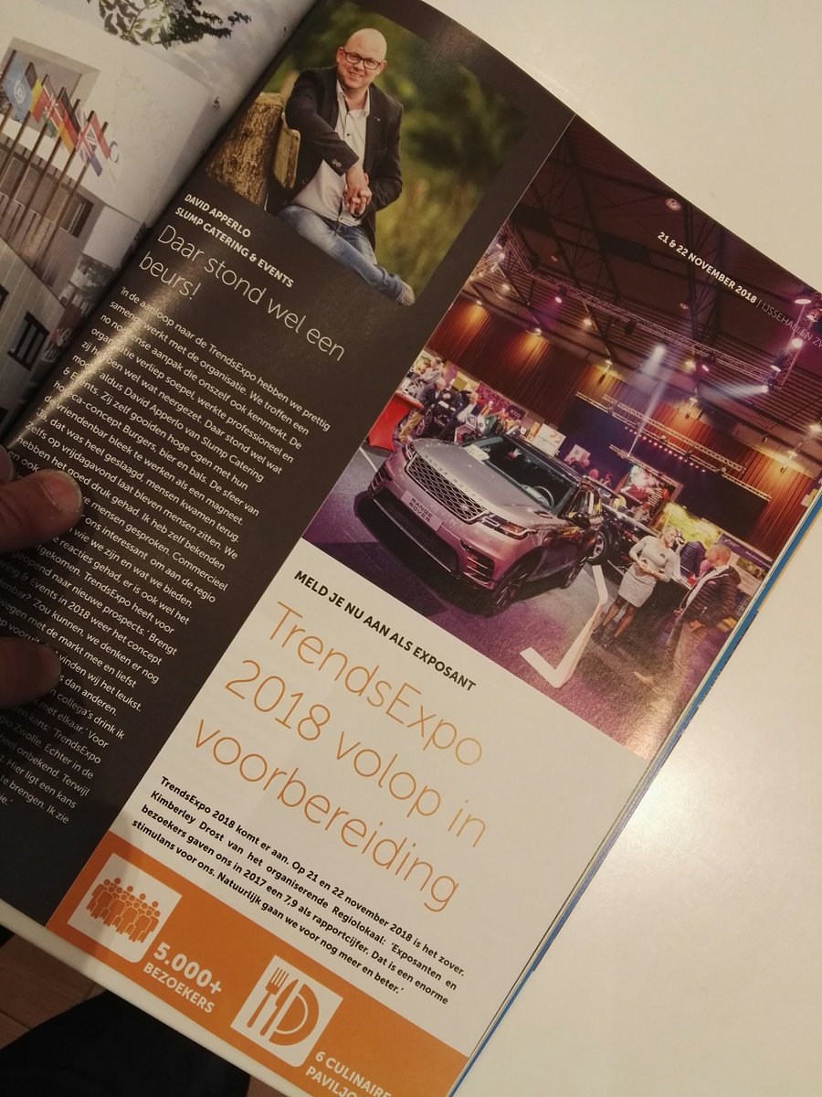 vanmosselJLR's tweet photo. Ook in print zijn we volop in beeld oa @Regiolokaal tijdens @TrendsExpo en jubileum @HKC_Hony gehouden @L_R_E_Nederland https://t.co/bLu5rGFszm
