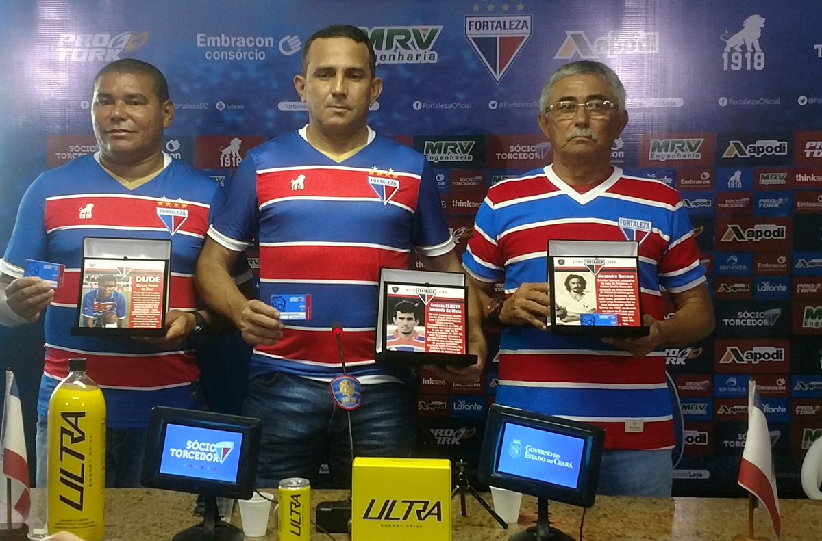 Dude, Eliezer e Alexandre, recebam o sincero abraço da torcida tão leal. Muito obrigado! #Leão100