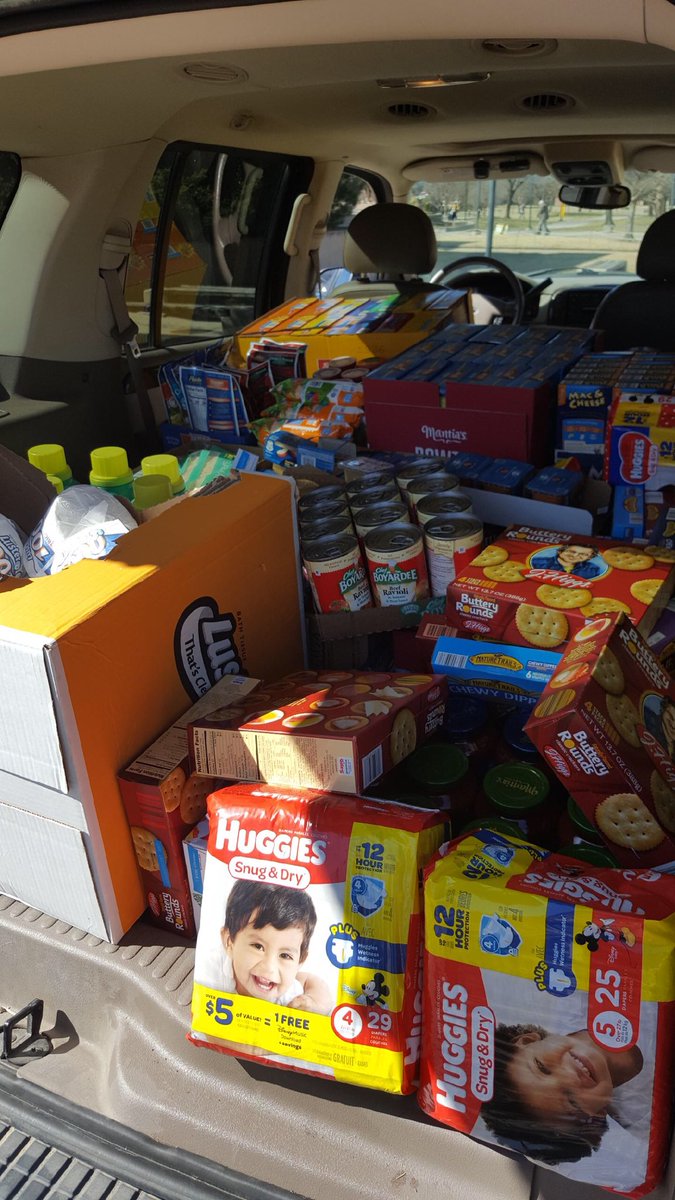 Thank you to our generous sponsors, <a href="/WSU__Dining/">WSU Dining</a> and <a href="/SaveALot/">Save A Lot</a>, who gave about $1700 in donations on Friday morning. We appreciate all the volunteers who helped unload the items into the Shocker Support Locker.