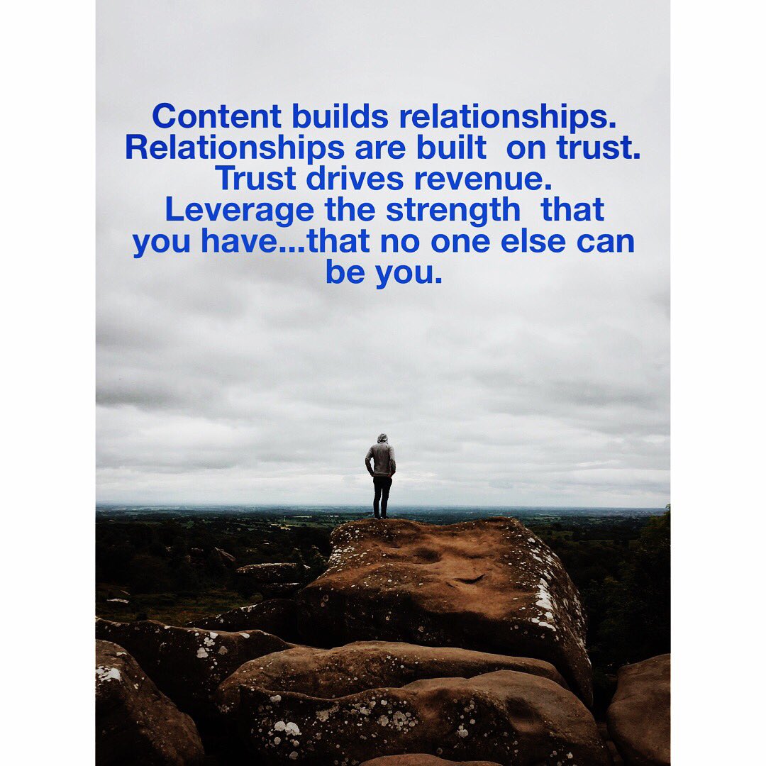 Virginia_Lutt's tweet photo. BE YOU. #buildcontent #build #relationships #buildtrust #leverage #is #strength #onlyyou #canbe #you #directsales #affiliatemarketing #success #motivation #understanding #value #laptoplifestyle #enjoythejourney #marketingwithlove #coffeeandcommissions https://t.co/X0wDiehEEk