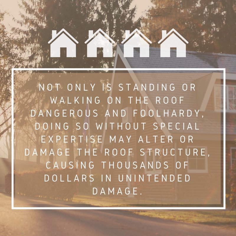 NeGutters's tweet image. If your name isn’t Santa Claus, experts say you have no business up on your rooftop.