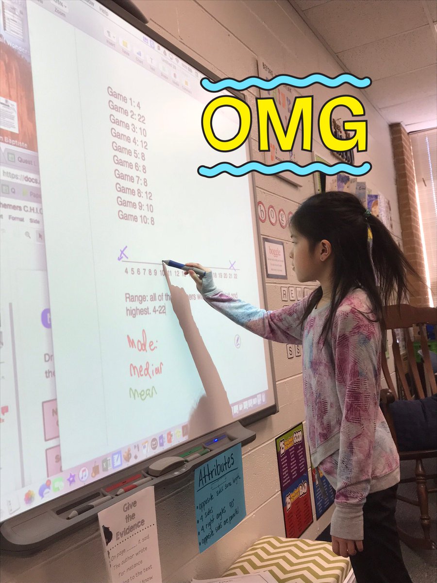 We are practicing line plots. X X X X and finding types of averages: mean, median and mode. #engage103