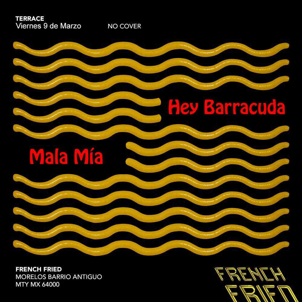 MalaMiaBanda's tweet photo. Hoy tocamos en el French Fried, déjense llegar! (10:30pm🔼No cover) https://t.co/xvkBa4L9rv