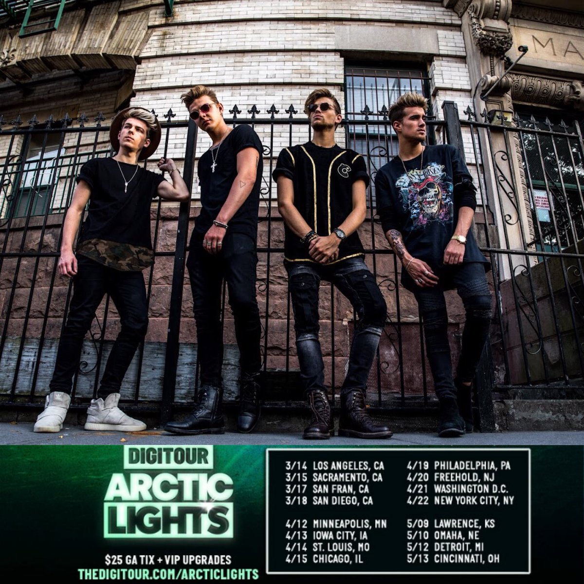 DigiTour's tweet photo. BREAKING NEWS: Fourth Kingdom just added to ALL DigiTour Arctic Lights dates this Spring! 😱😱😱 Get $25 Tix &amp; $29 VIP @ https://t.co/fhWcEUhyKN

-- First Four Shows --

Wednesday: LOS ANGELES
Thursday: SACRAMENTO
Saturday: SAN FRANCISCO
Sunday: SAN DIEGO

https://t.co/fhWcEUhyKN https://t.co/KSSrTRsLmw