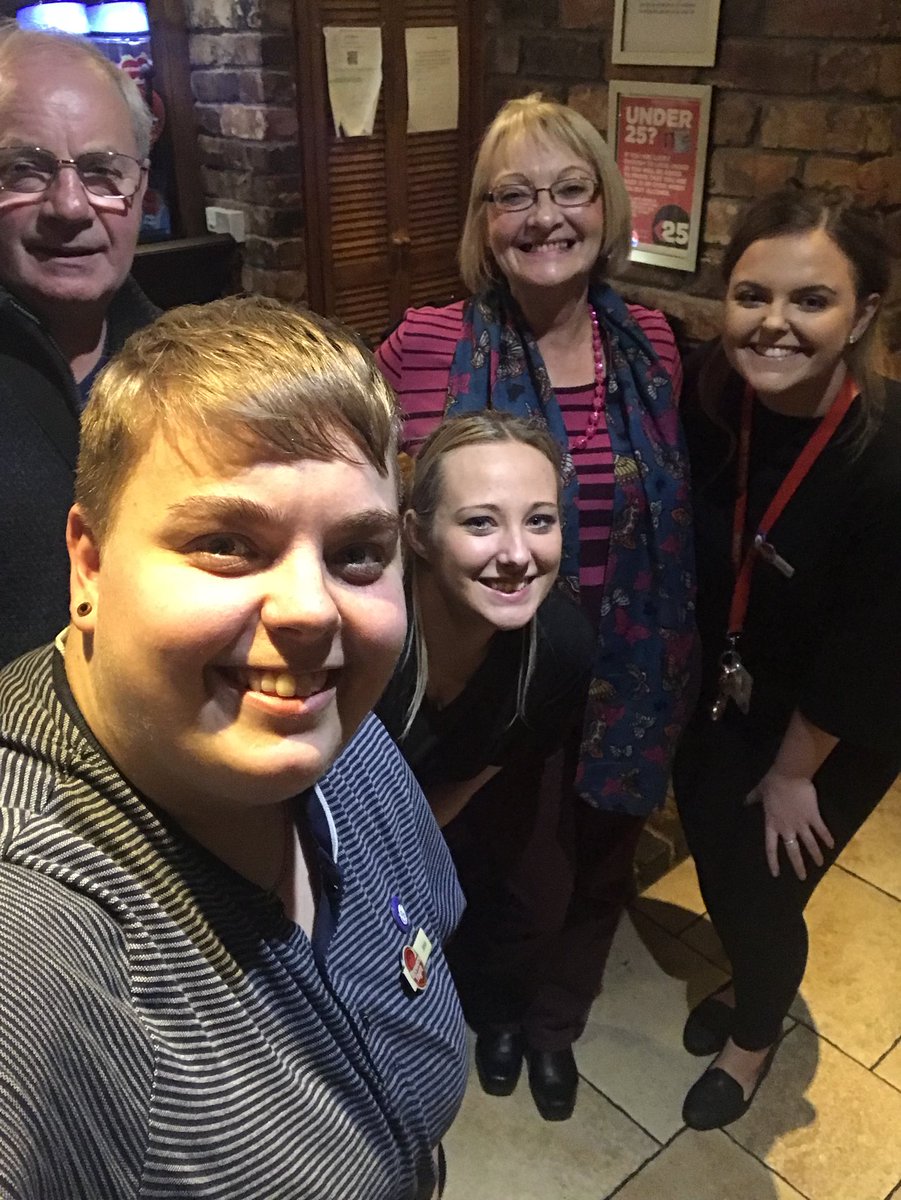 #SelveySelfie Team Cadgers Serving Up Great Memories to our Friday regulars Helen and Bill. Both loving the new Spring Menu! #SUGM #Friyay #TeamCadgers #BrewersFayre