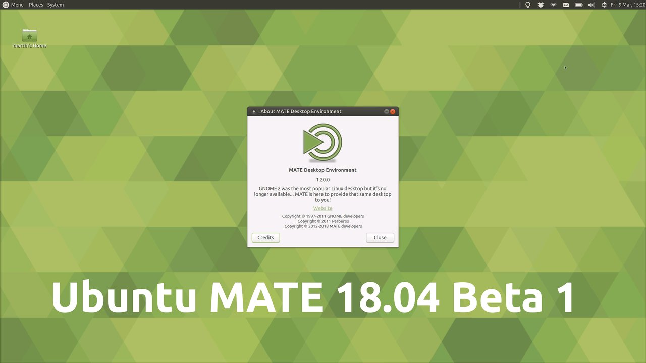 Ubuntu Mate On Twitter Ubuntu Mate 18 04 Lts Bionic Beaver