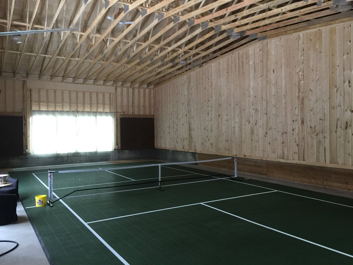 Alstructural's tweet image. Indoor pickle ball court completed let the games begin