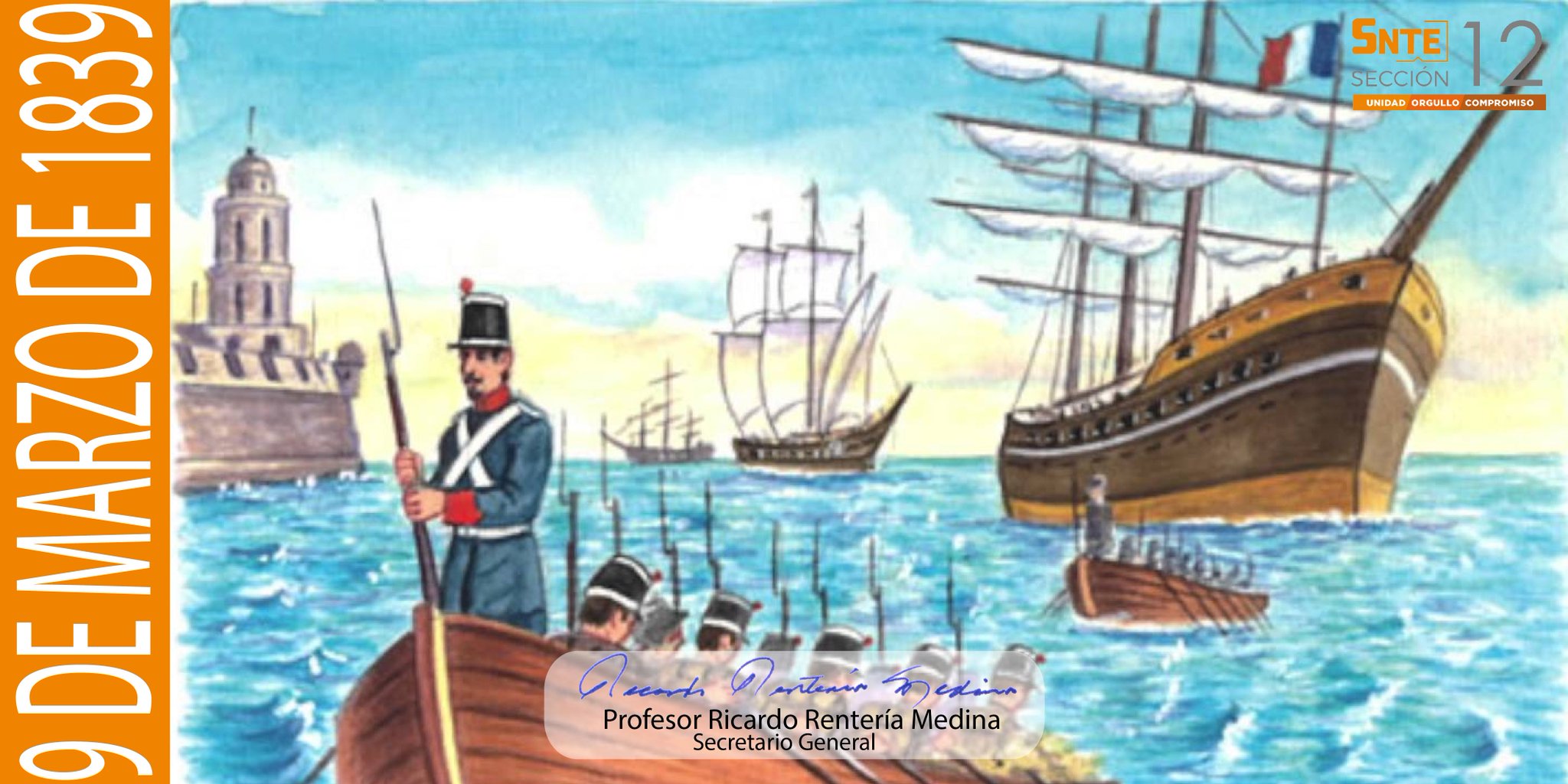 Ricardo Rentería on Twitter de 1839, se