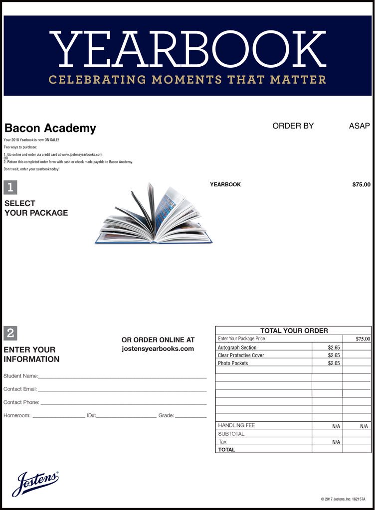 BA_Yearbook's tweet photo. So many memories, so few yearbooks. Order your yearbook before they’re all gone! #LeaveYourMark @BA_Peel @BaconAcademy @COLschools https://t.co/15r7gqKP9d https://t.co/w1QSv1r9g4