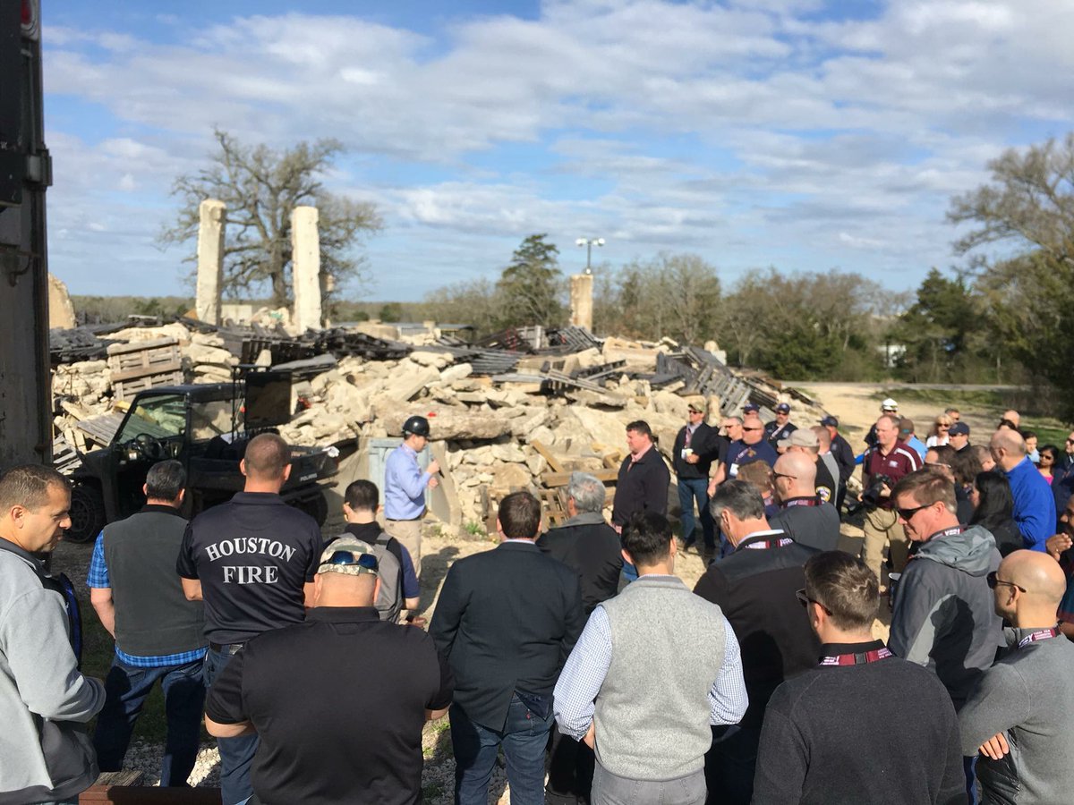 TEEXinnovation's tweet photo. Demo day is off any running at Disaster City TEEX Training Facility #UnderFire2018 https://t.co/Weq83HzM4V