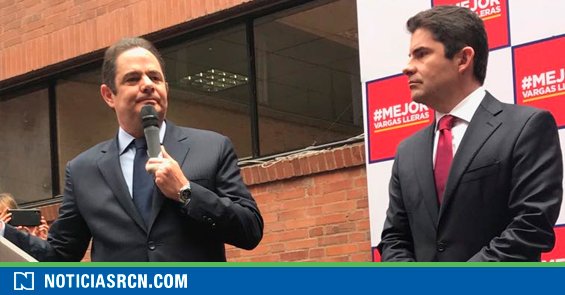 NoticiasRCN's tweet photo. #AEstaHora | En inscripción de candidatura, Germán Vargas Lleras confirma a Luis Felipe Henao como fórmula vicepresidencial https://t.co/hqVXELZtXP https://t.co/UylMmouOet
