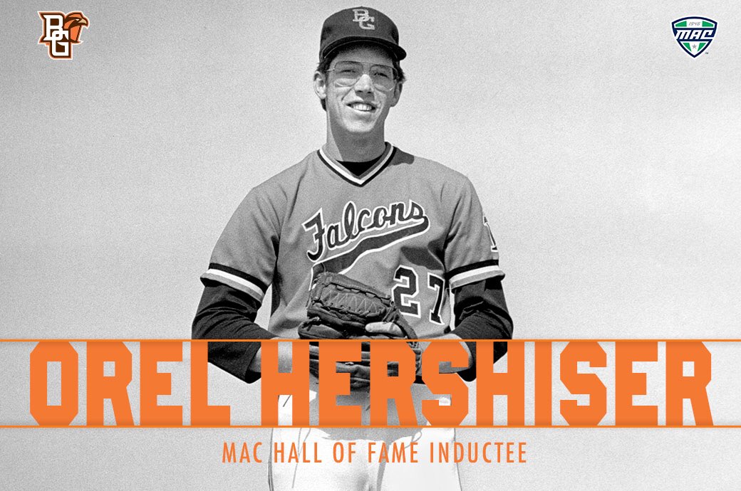 BGSU Athletics on X: Congrats to Orel Hershiser, another Falcon inducted  into the @MACSports Hall of Fame! #AyZiggy  / X