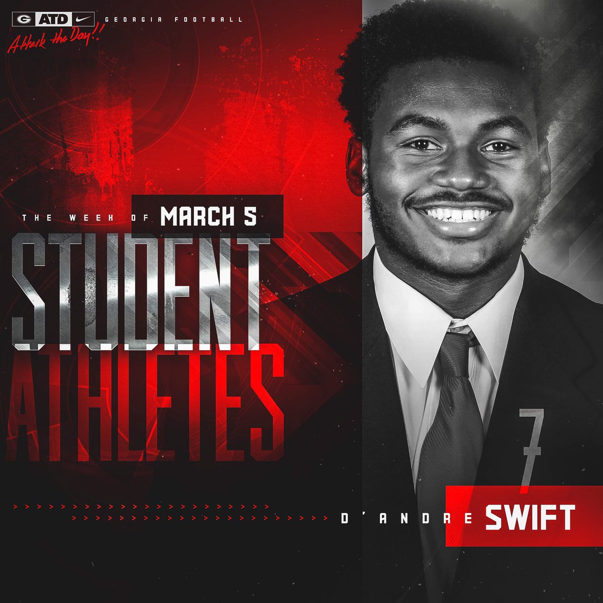 Congrats to our student-athletes of the week! #ATD
