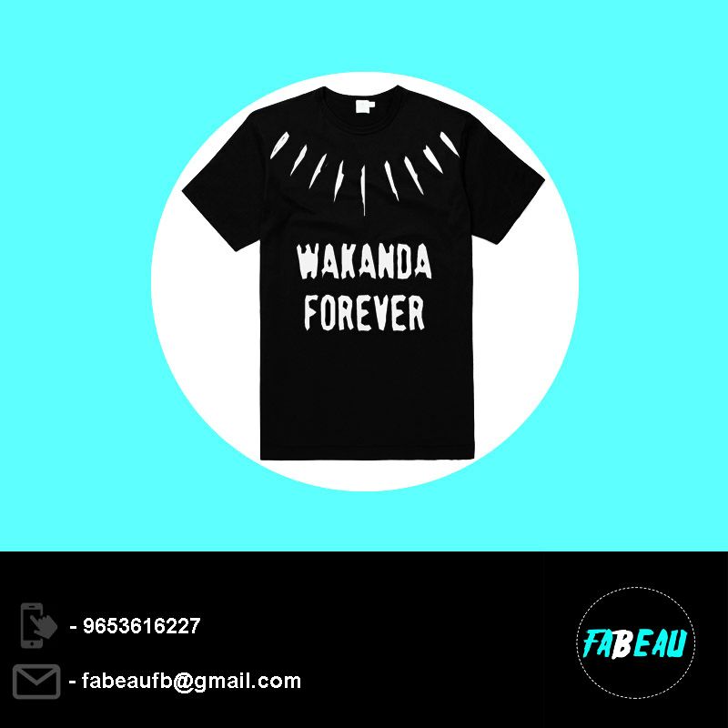 FaBeau_'s tweet photo. "Wakanda will no longer watch from the shadows. We should not. We must not."🖤

Get on your Black Panther swag with this special tee designed by Stallon Rego.🙌🏻💙

VISUALIZE. CUSTOMIZE. MESMERIZE.

#Fabeaulous #Fabeau #Visualize #Customize #Mesmerize #tee #Wakanda #BlackPanther https://t.co/Uj0hFAIOIe