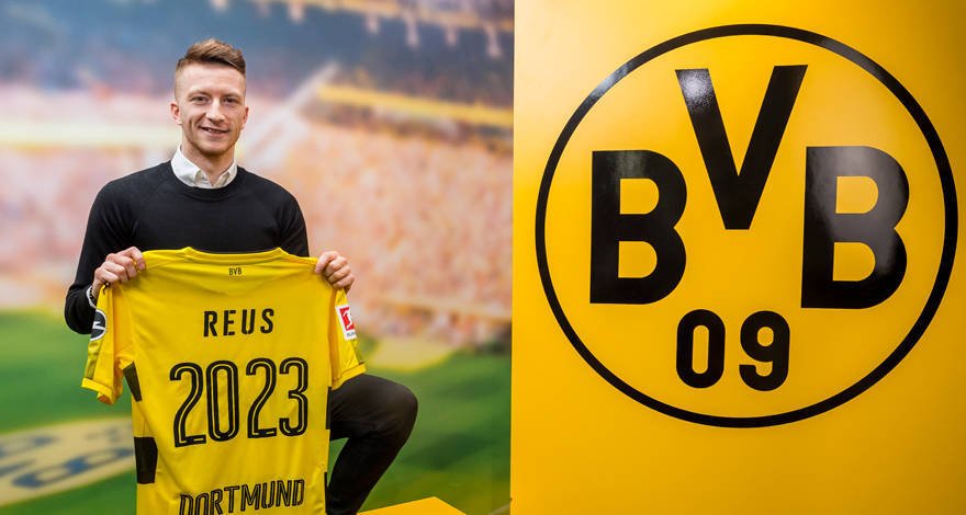 DeadlineDayLive's tweet photo. 📝 DEAL DONE: Marco Reus has signed a new contract at Borussia Dortmund until 2023. (Source: @BVB) https://t.co/AC0SsFW2uJ