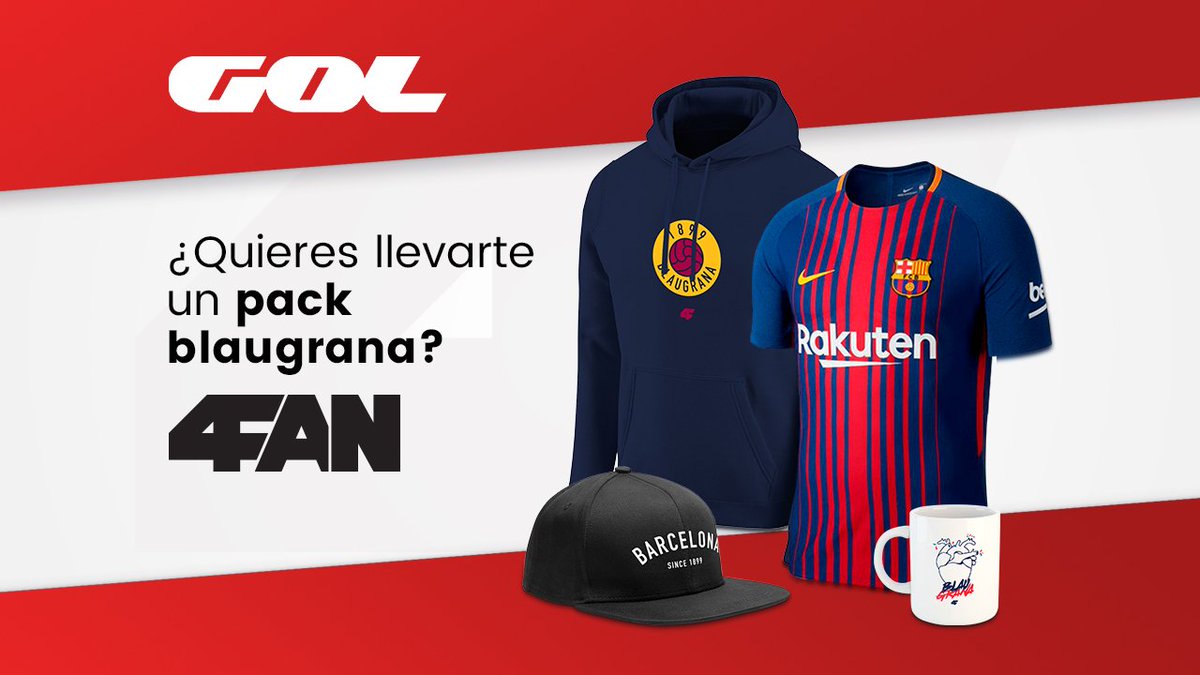 bar_tv's tweet photo. 📢 SORTEO | ¿Quieres conseguir un pack del @FCBarcelona con camiseta, sudadera, gorra y taza blaugrana?

🔔 ¿Cómo conseguirlo? 🔔

📍 Sigue a @Gol 
📍 Haz RT de este tweet
📍 Entra en https://t.co/kQNBBsAFhO y participa

#GOL https://t.co/2IoSngaGyd