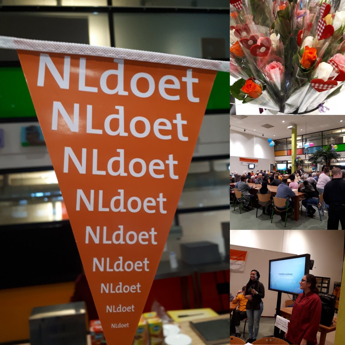 DeRuimteDelft's tweet photo. @NLDOET bij @ipsedebruggen feest voor cliënten @PietervForeest en @DeRuimteDelft 
Mooie verwenmiddag mogelijk gemaakt door leerlingen @ROCMondriaanWz en vrijwilligers https://t.co/kaLVow70Iv
