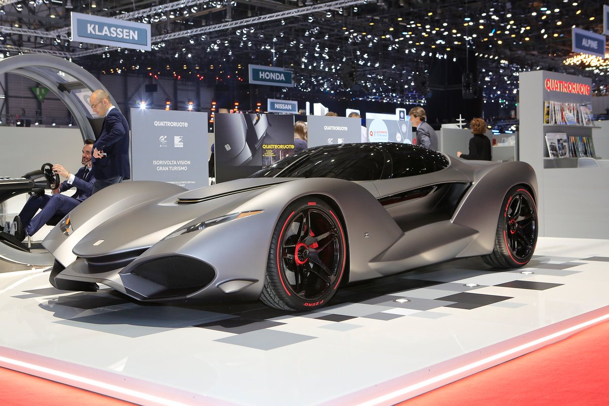 ZagatoMilano's tweet photo. Geneva Motor Show 2018 - IsoRivolta Vision Gran Turismo Zagato #Zagato #Collectiblesince1919 #IsoRivolta #VisionGranTurismo 
@quattroruote @ISORIVOLTA_ @thegranturismo @Pirelli 
https://t.co/8rehxGOI4g
https://t.co/OUKO0fwqt5 https://t.co/lD4ExlSdH8