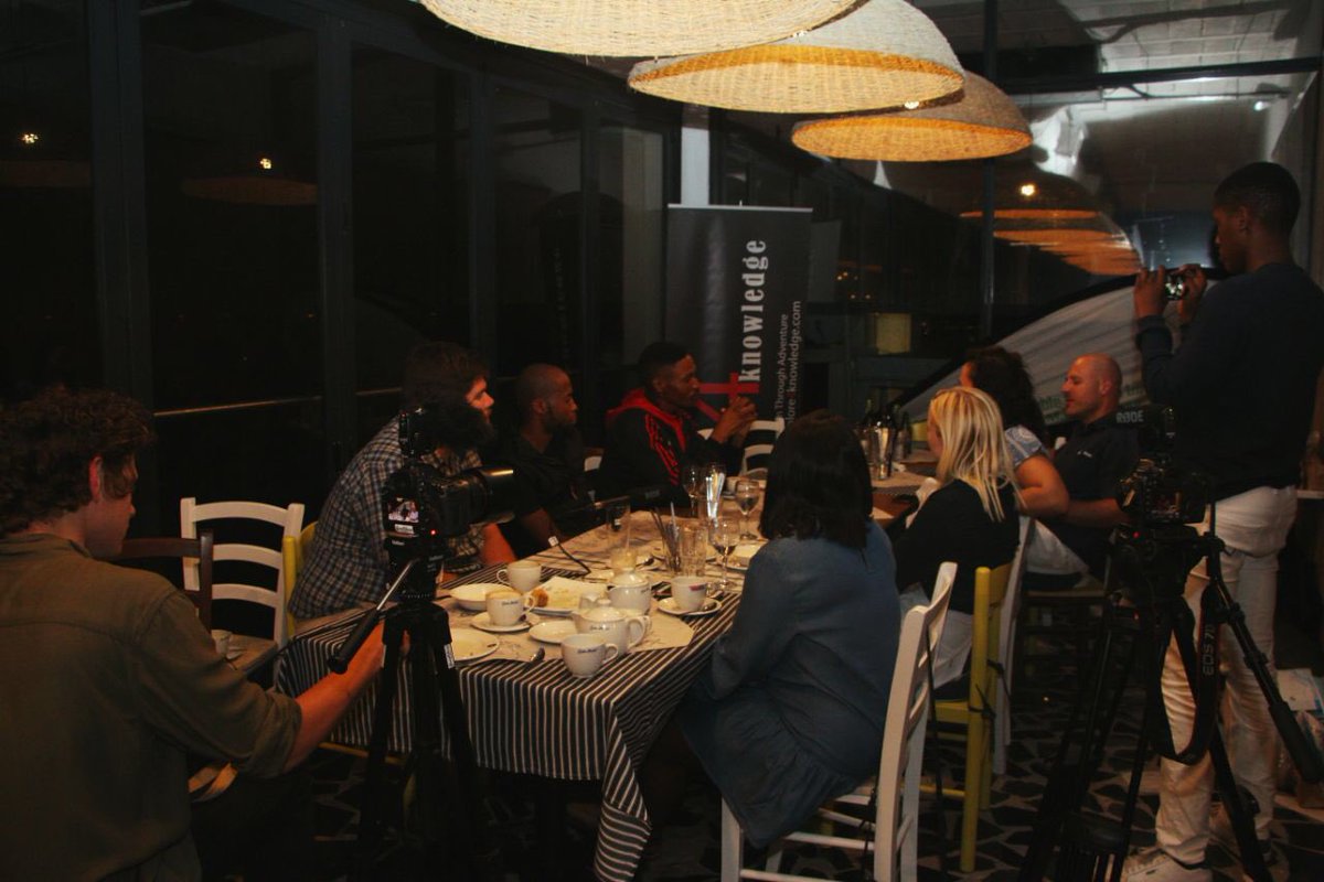 Explo4Knowledge's tweet image. To end an amazing day off, the team and chefs were hosted by @TheOceanBasket. Great hospitality from owner and head chef - Jason Powell.