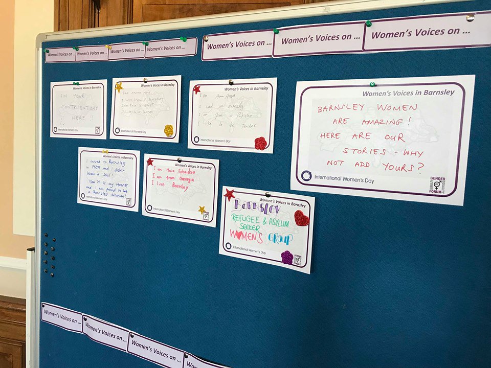 BarnsleyGef's tweet photo. Don't worry if you didn't get chance to pop over &amp; see us at @BarnsleyCouncil Town Hall yesterday for our #InternationalWomensDay event, we have plenty of pictures from the big day here! (2/2)
#IWD2018 #IWD #Barnsley #BarnsleyisBrill #SouthYorkshire #GenderEquality https://t.co/LVlyHKhUpO