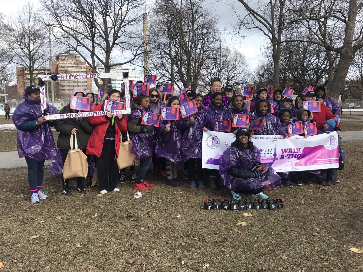 handongontario's tweet photo. Let's all #StopAndImagine a society with no #bullying ✌️ We can get there when we all work together! We're walking today from #AlexandraPark to @npstoronto #toronto #trinitySpadina #spafy ✋ Stop And Imagine Anti-Bullying Youth Association #topli #onpoli https://t.co/C9oBFIzUzo