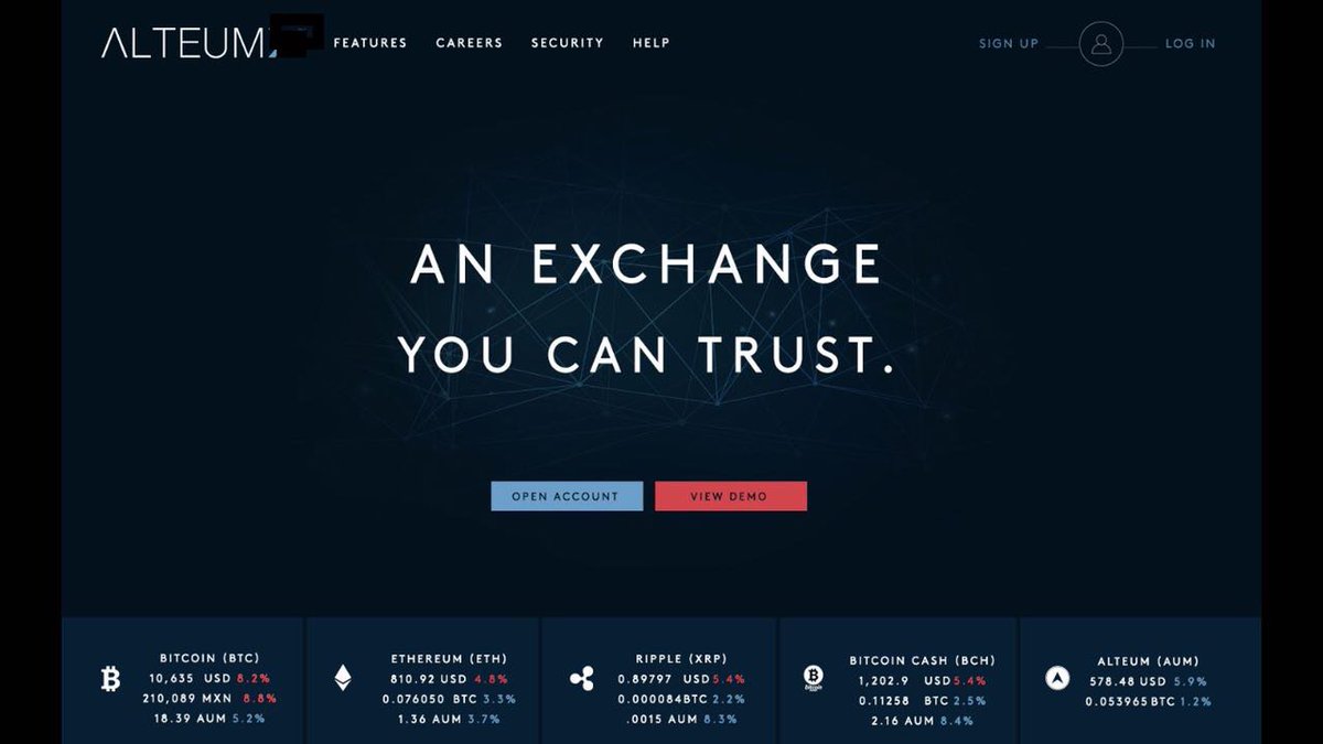 APRIL 1st is the official kick off of our exchange!!!  A world class exchange with a wide offer of coins, crypto ETFs, loans and fiat gateways with most of the national latin currencies. Wait for it!!! 
#Alteum #AUM #Exchange #fiatgateways #cryptorevolution #LatinAmerica