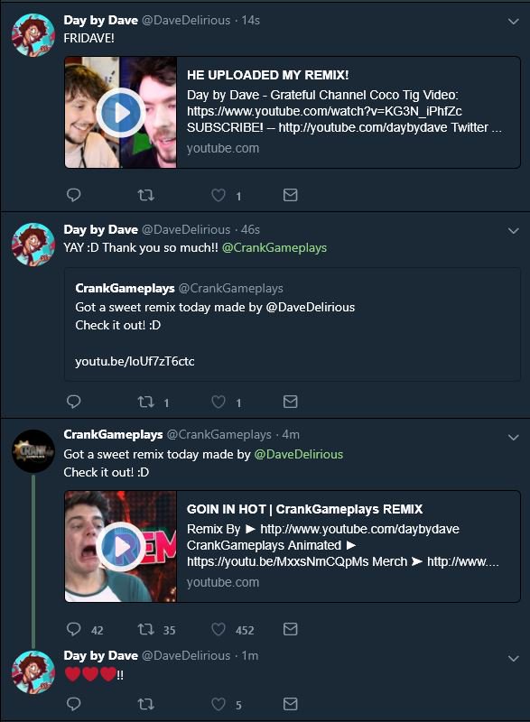 Jacksepticeye on Twitter "CrankGameplays DaveDelirious I see how it