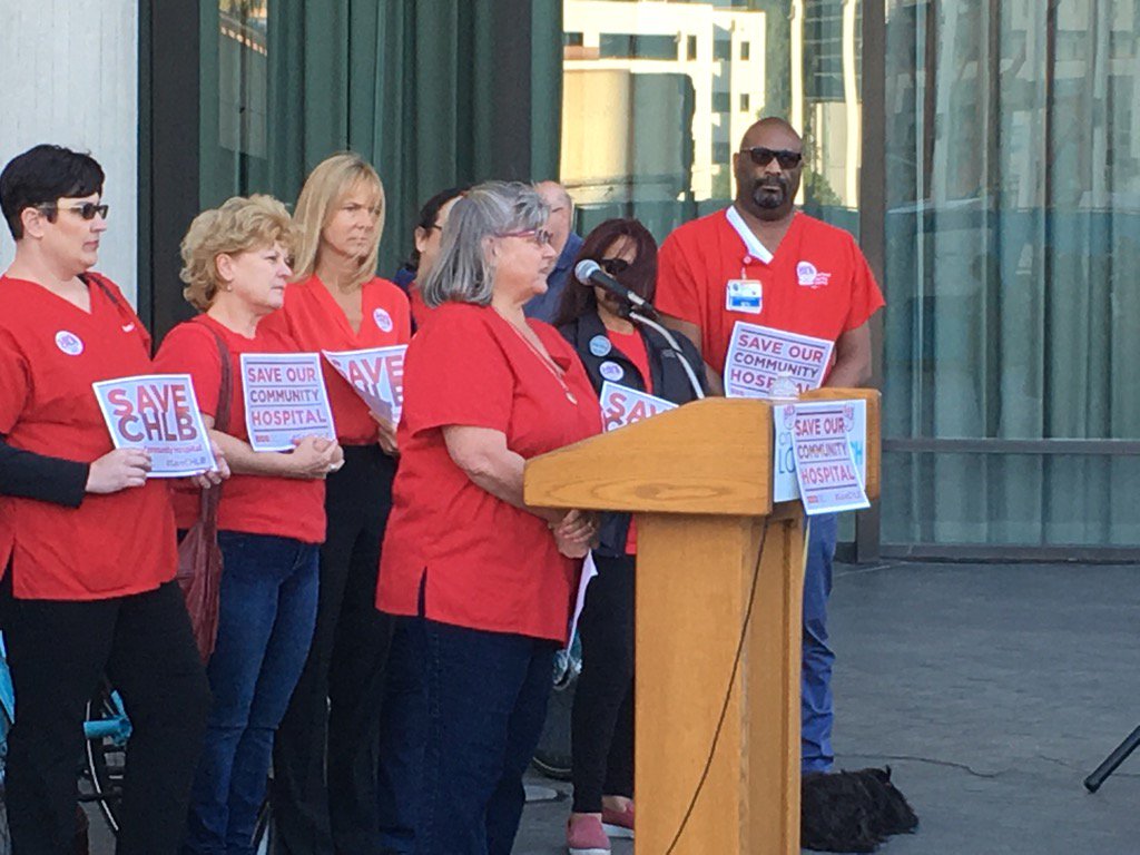 CalNurses's tweet photo. Press Release: Nurses Condemn Community Medical Center #LongBeach for Hasty Move to Divert ER, Forcing Delay in Care for Patients https://t.co/DkbAgbcWgn #SaveCHLB https://t.co/p18gFp8mXb