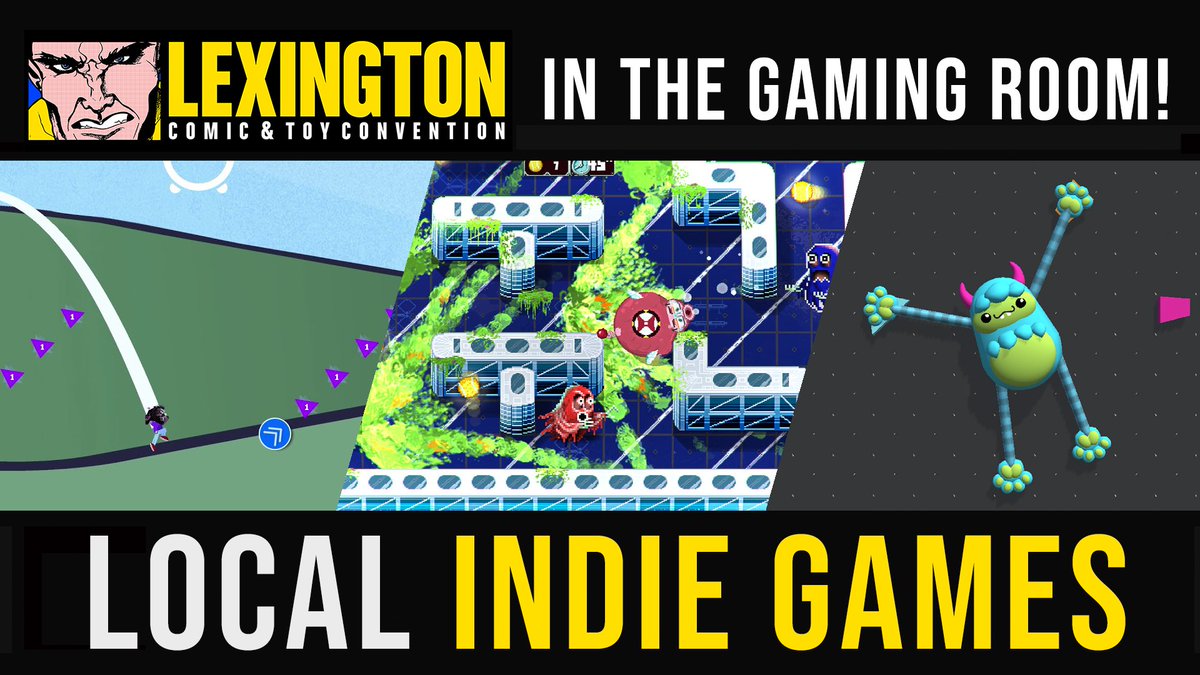 TwoScoopGames's tweet photo. Come try local indie games from Kentucky and Southern Indiana including: #PigEatBall Kentucky Dash and #PullPals! Weβre in the gaming room! #LCTC2018 #indiegames https://t.co/6hCWNaku2U