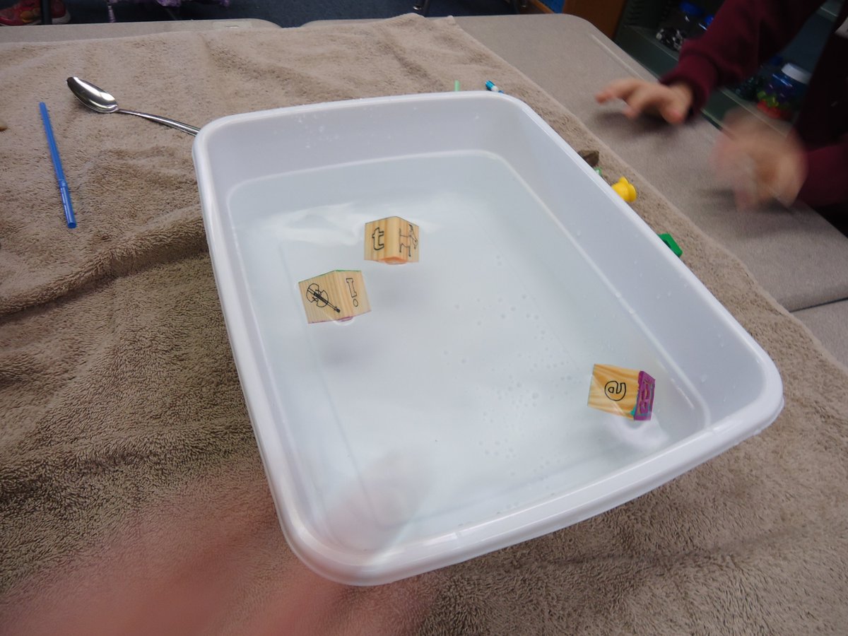 tinafisher71's tweet photo. Sink or Float in Kindergarten
#bathschoolrock #ves_panthers https://t.co/9g4fz0nlm2