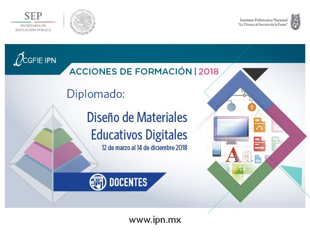 IPN_MX's tweet photo. #QueNoSeTePase Construye una experiencia que facilite el aprendizaje de tus alumnos. #AccionesFormativas2018 #DocentesIPN 
Informes al teléfono 57296000, ext. 57156 o al correo dimed@ipn.mx ¡Participa! https://t.co/efjKyvX1rB