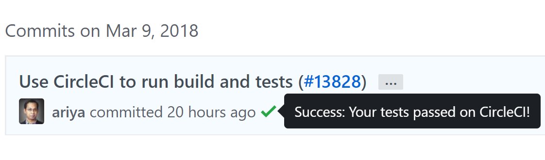 AriyaHidayat's tweet image. Whoa, I just successfully added @CircleCI build to #PhantomJS. Yay for another step towards continuous integration!